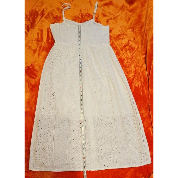 Coco Jaimeson A-Line Knee Length Eyelet Dress, Size Small - Picture 4 of 6